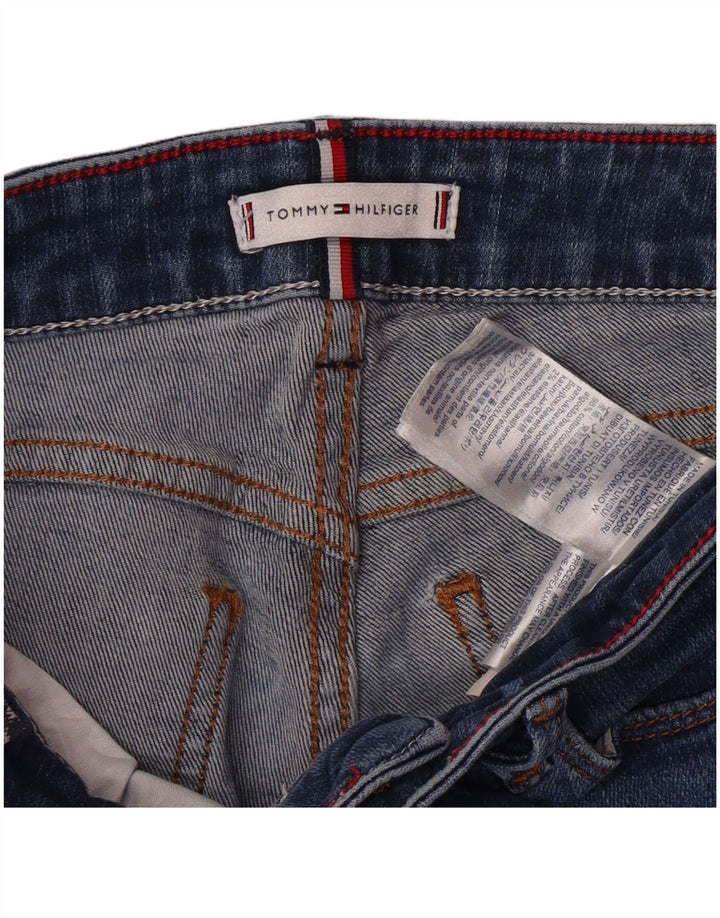 TOMMY HILFIGER Jeans skinny bambina 7-8 anni W24 L23 Cotone blu