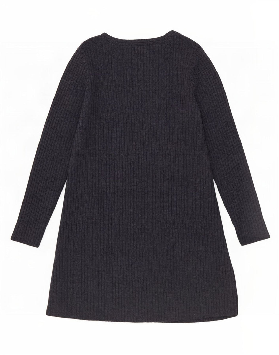 Abito basic a maniche lunghe da donna Marks & Spencer UK 16 grande blu navy
