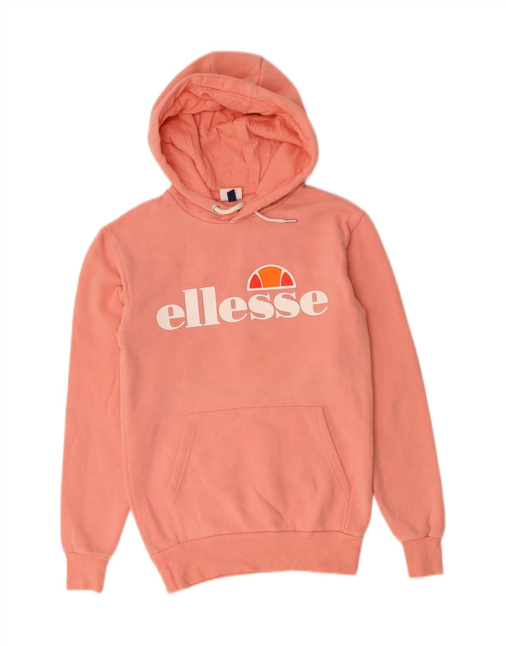 Maglione con cappuccio grafico da donna ELLESSE UK 6 XS Rosa
