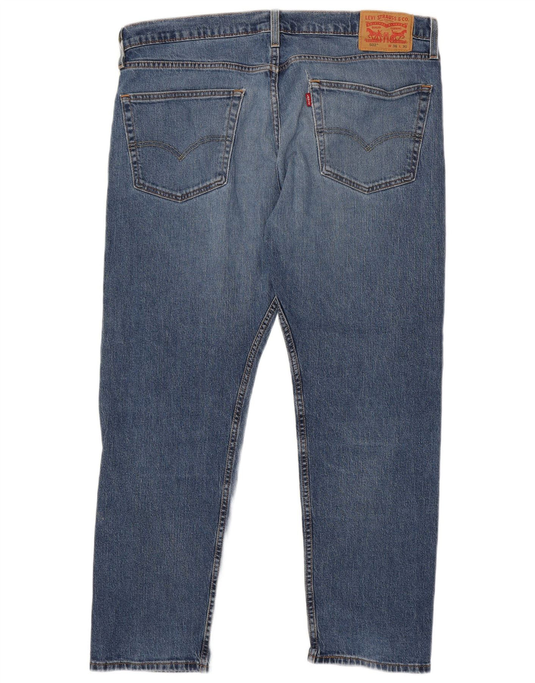 Levi's Uomo 502 Jeans affusolati W36 L30 Cotone blu