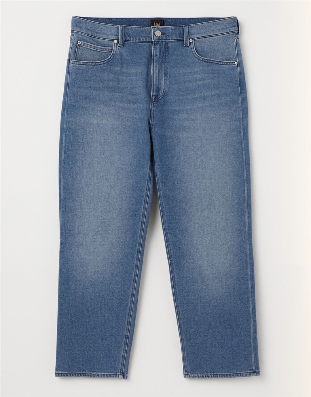 Jeans dritti da donna Lee W34 L29 cotone blu