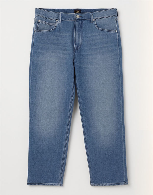 Jeans dritti da donna Lee W34 L29 cotone blu