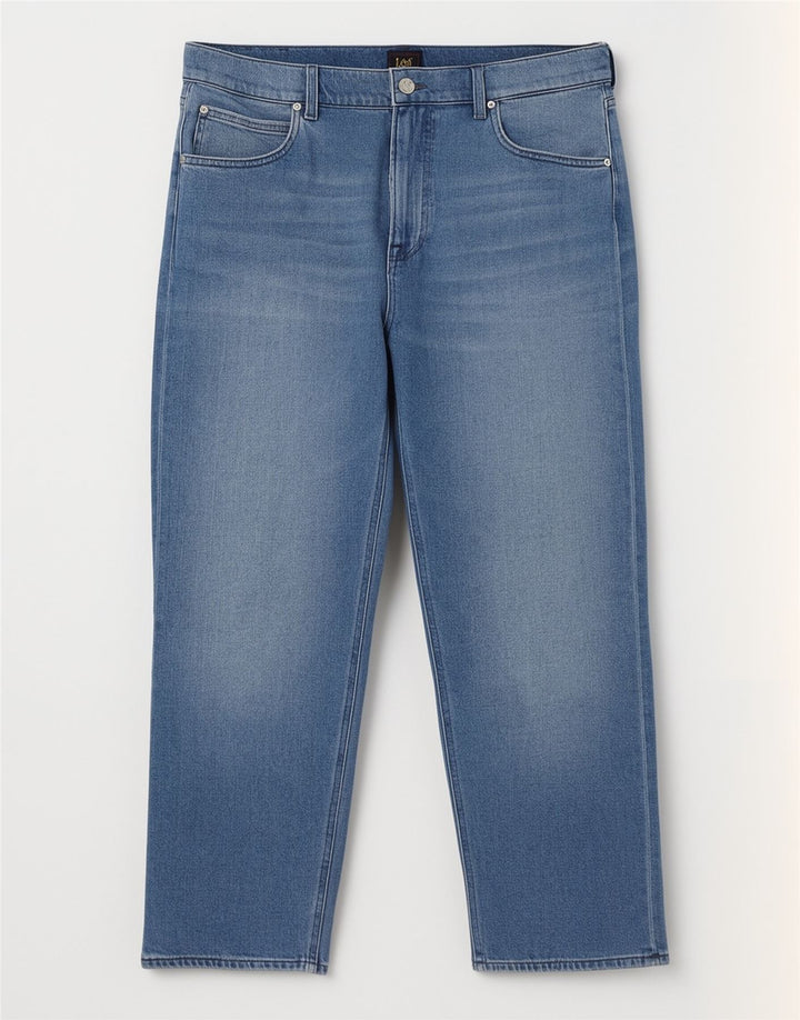 Jeans dritti da donna Lee W34 L29 cotone blu