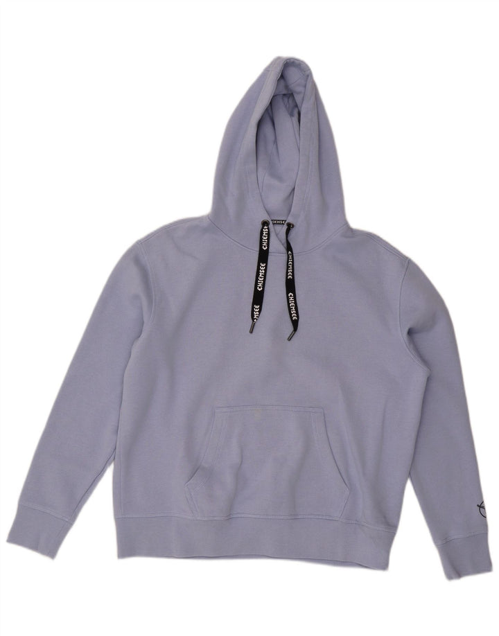 Maglione con cappuccio oversize da donna CHIEMSEE UK 16 grande cotone blu