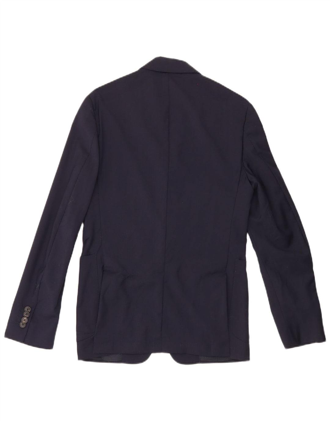 Giacca blazer da uomo a 2 bottoni Pal Zileri IT 46 piccola in lana blu navy