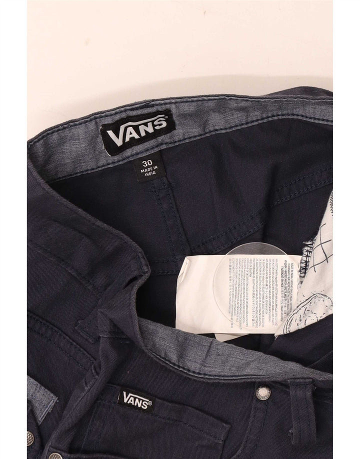 Pantaloncini casual da uomo Vans W30 cotone blu navy medio