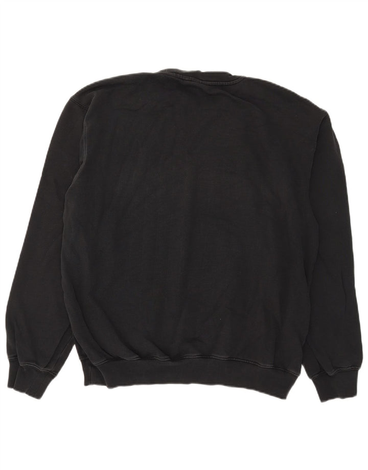 Felpa grafica da donna Champion Jumper XL in cotone nero