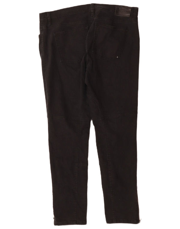 Jeans slim da donna RALPH LAUREN US 14 XL W36 L29 Cotone nero