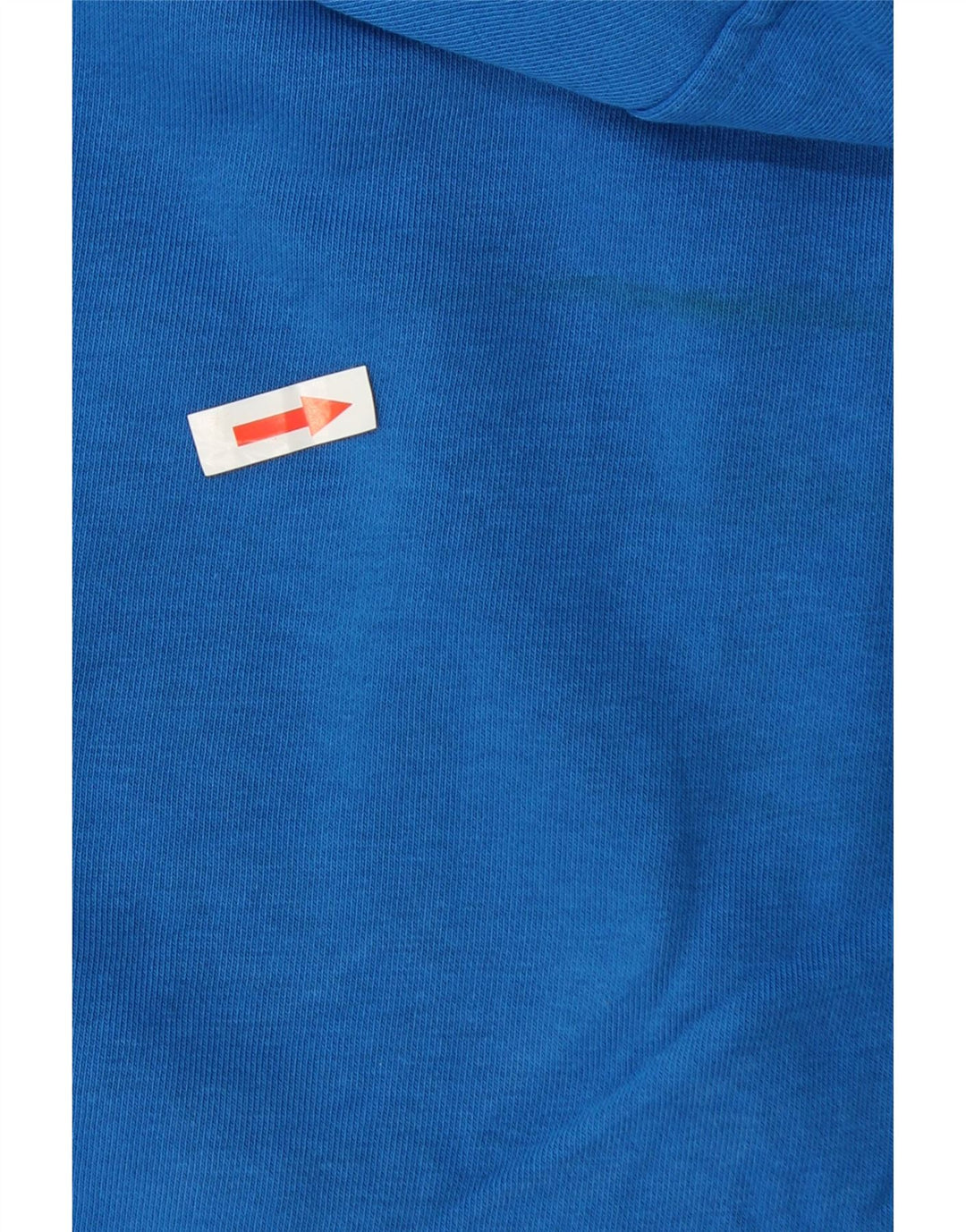 Maglione con cappuccio e zip grafica da uomo Ellesse in cotone blu medio