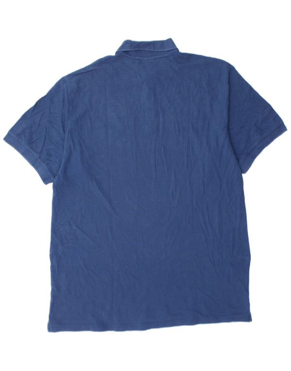 Polo Nike da uomo UK 42/44 grande cotone blu