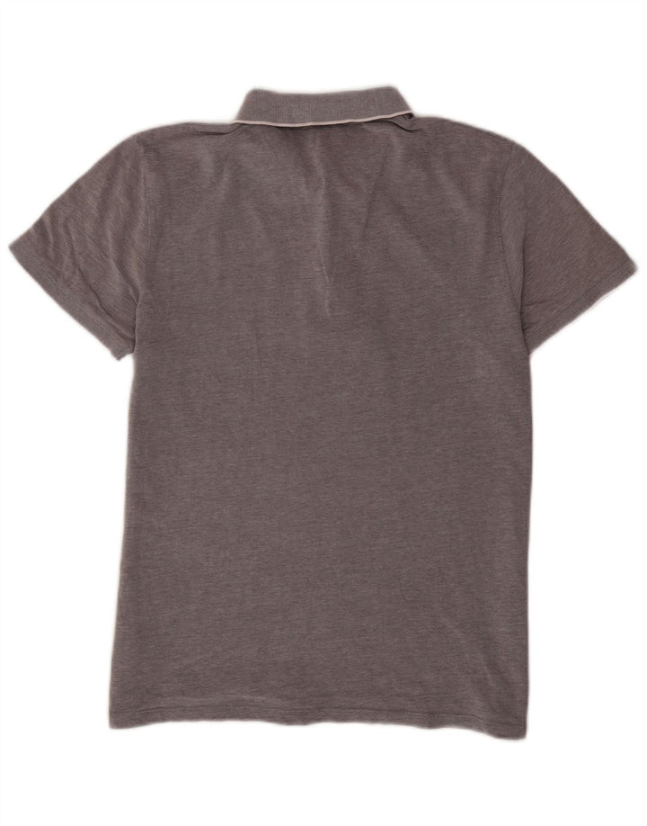 Polo da uomo Wrangler in cotone grigio medio