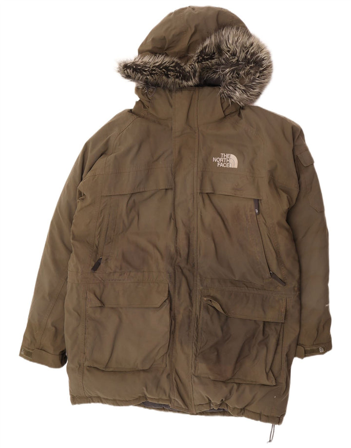Giacca parka imbottita con cappuccio da uomo The North Face UK 40 Large Khaki Winter
