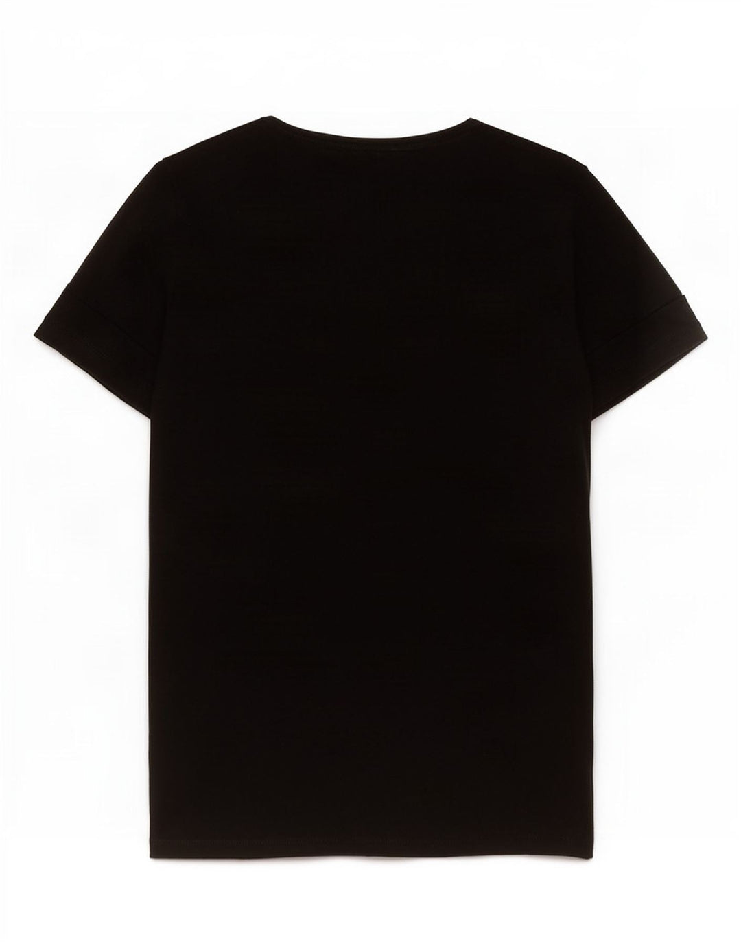 Guess T-shirt grafica da donna Top UK 12 Medium Nero Poliestere