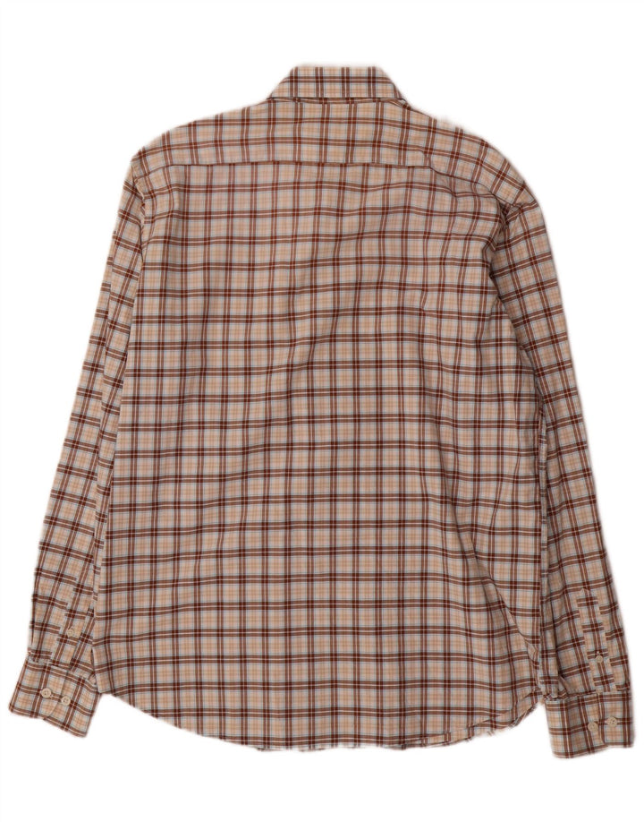 Camicia da uomo Ivy Oxford XL in cotone a quadri marrone