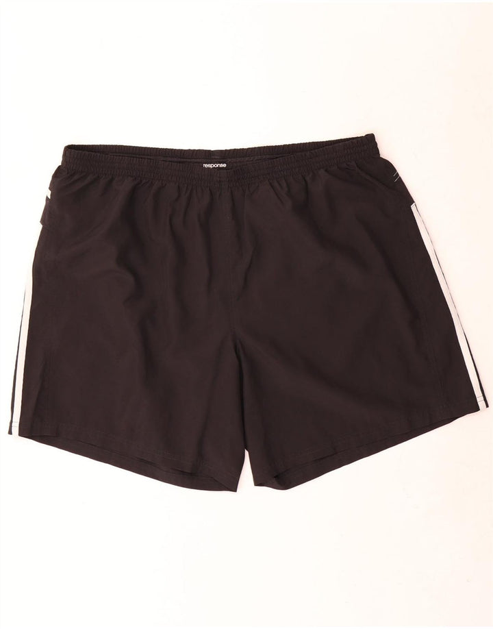 Pantaloncini sportivi Adidas Climalite da uomo 2XL poliestere nero