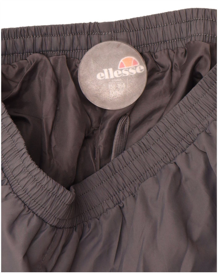 Pantaloni da tuta con grafica Ellesse da ragazzo, pantaloni da jogging, 13-14 anni, poliestere grigio