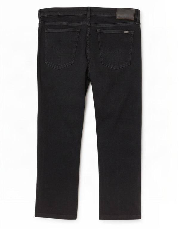 Jeans dritti da uomo Calvin Klein W36 L27 cotone nero
