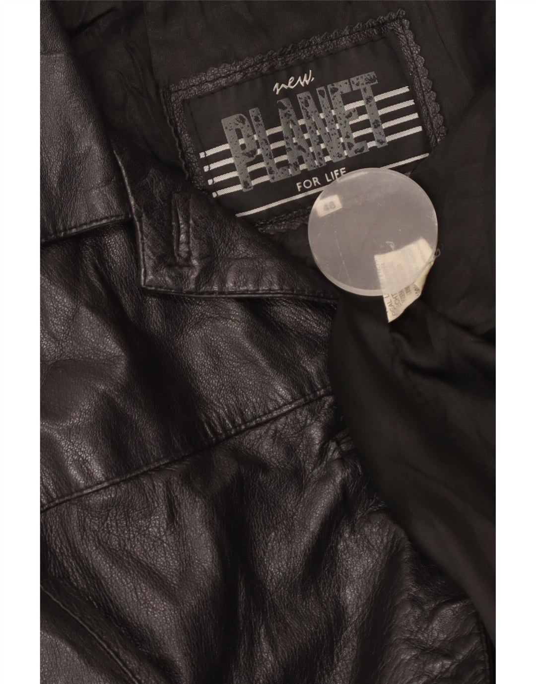 Giacca in pelle da donna Planet IT 46 Large in pelle nera