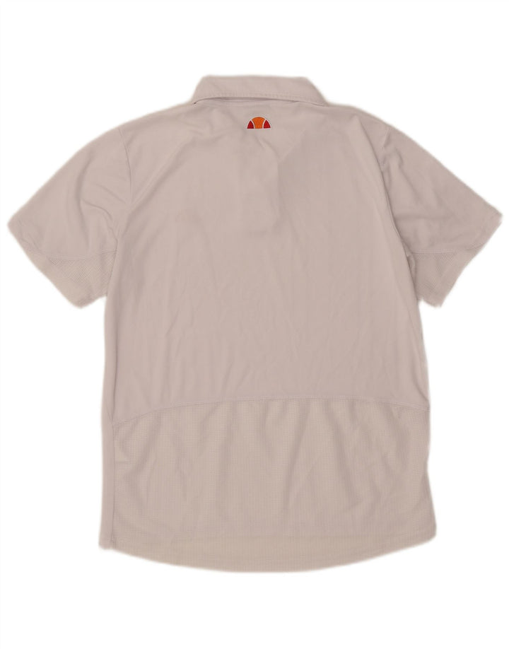 Polo da uomo Ellesse piccola a righe bianche