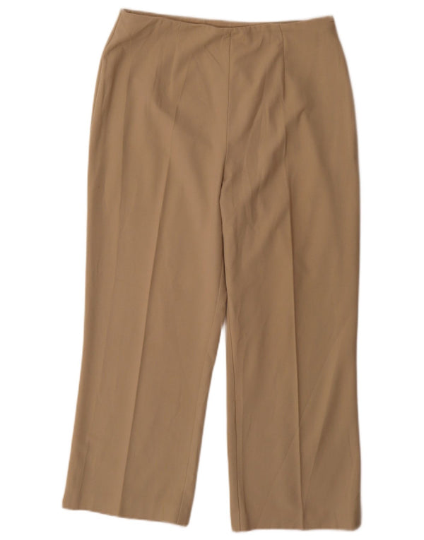 Pantaloni corti dritti da donna Marks & Spencer UK 14 Medium W30 L25 Beige