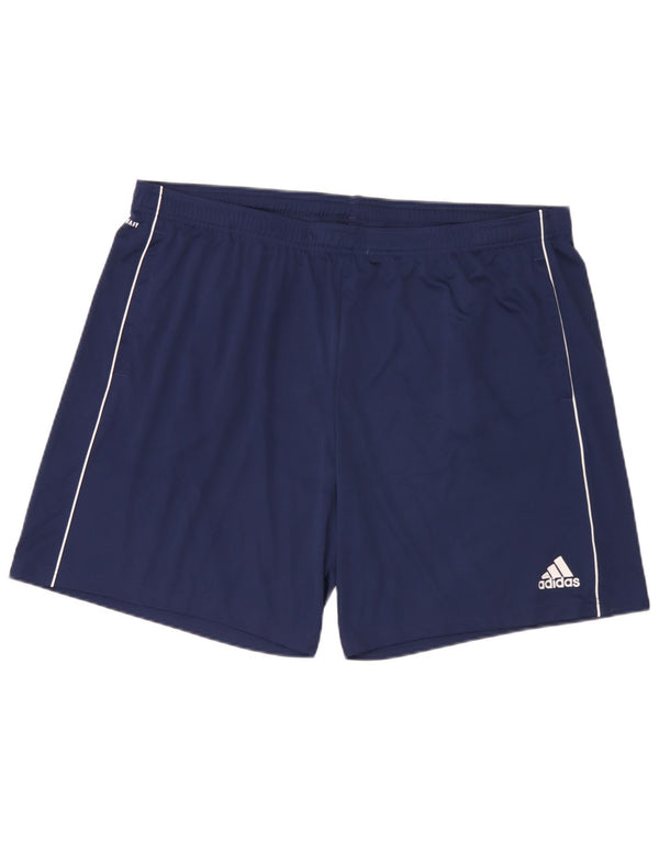 Pantaloncini sportivi Adidas Aeroready da uomo 3XL poliestere blu navy