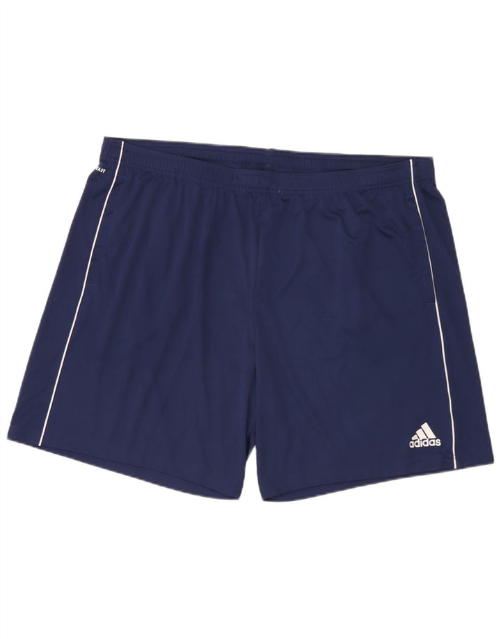 Pantaloncini sportivi Adidas Aeroready da uomo 3XL poliestere blu navy