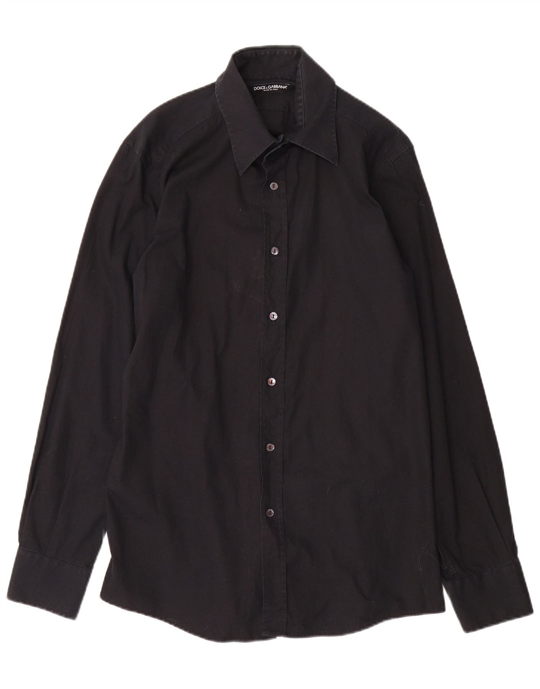 Camicia da uomo Dolce & Gabbana taglia 41 16 grande nera