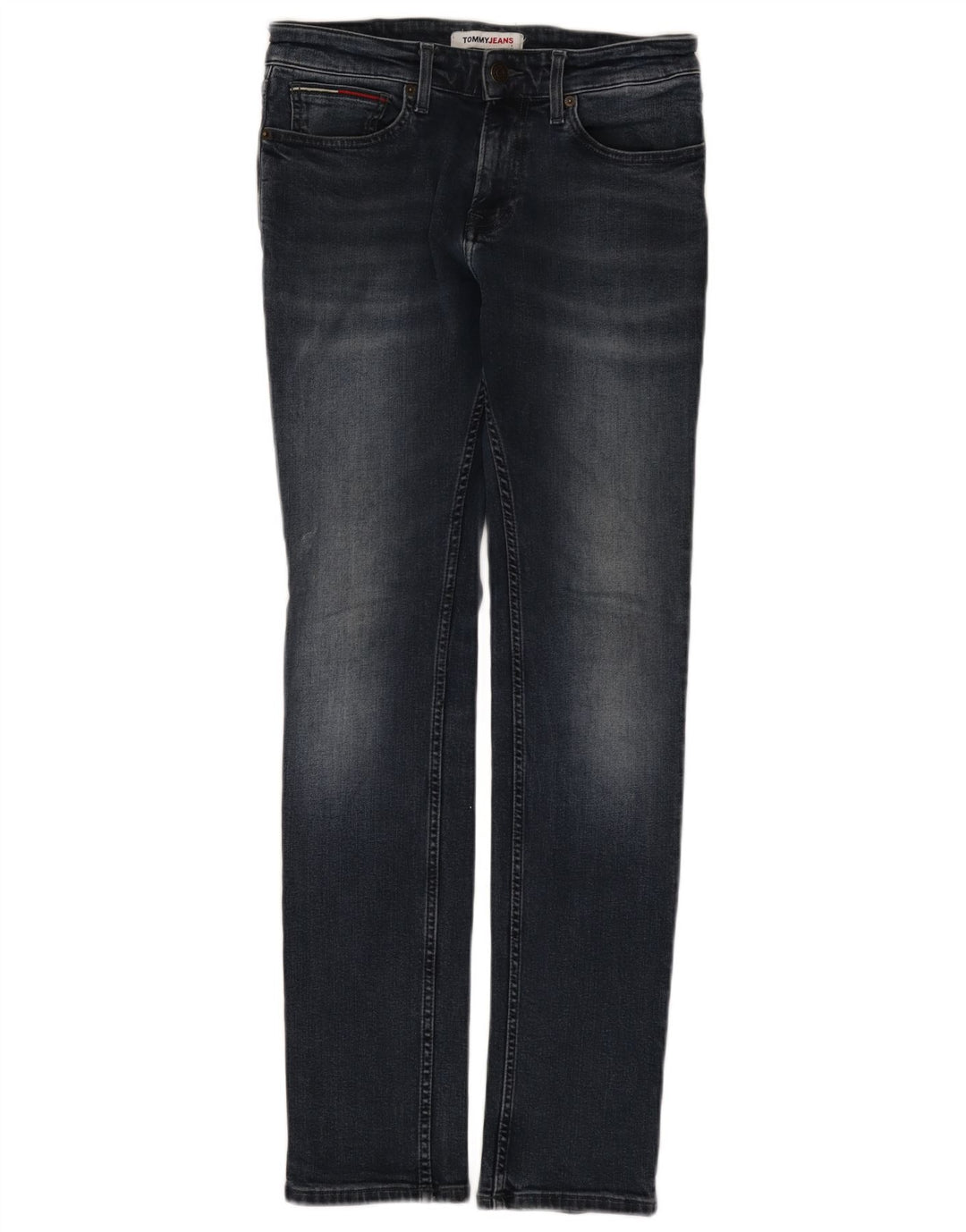 Jeans slim da uomo Tommy Hilfiger W30 L32 cotone blu navy
