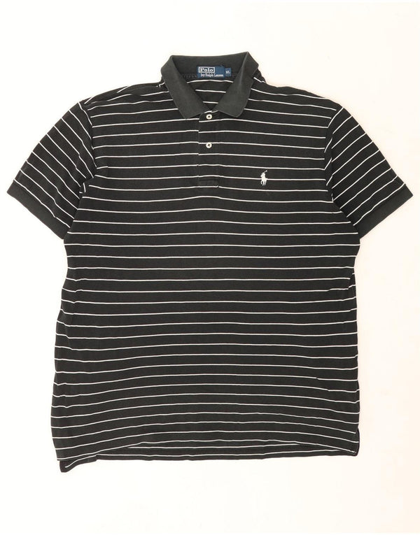 Polo Ralph Lauren da uomo Polo XL in cotone a righe nere