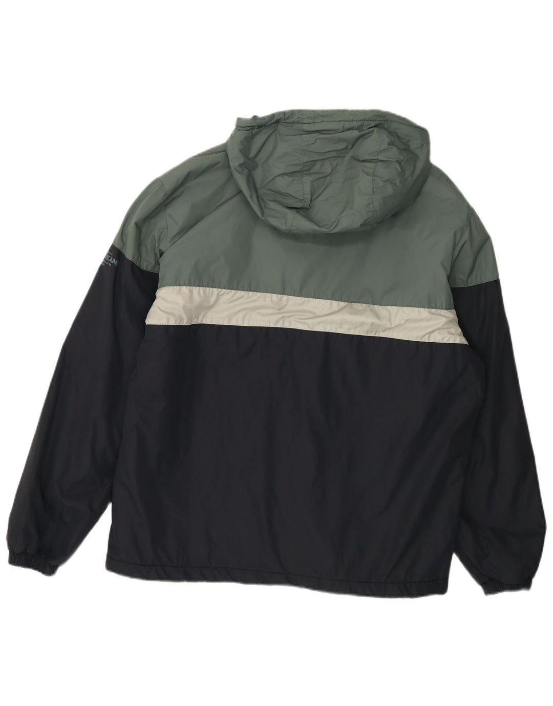 PEPE JEANS Giacca a vento con cappuccio da uomo UK 42 XL Blu navy Colourblock