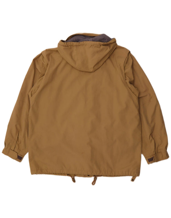 Giacca a vento con cappuccio Fila da uomo IT 52 XL Beige Poliestere