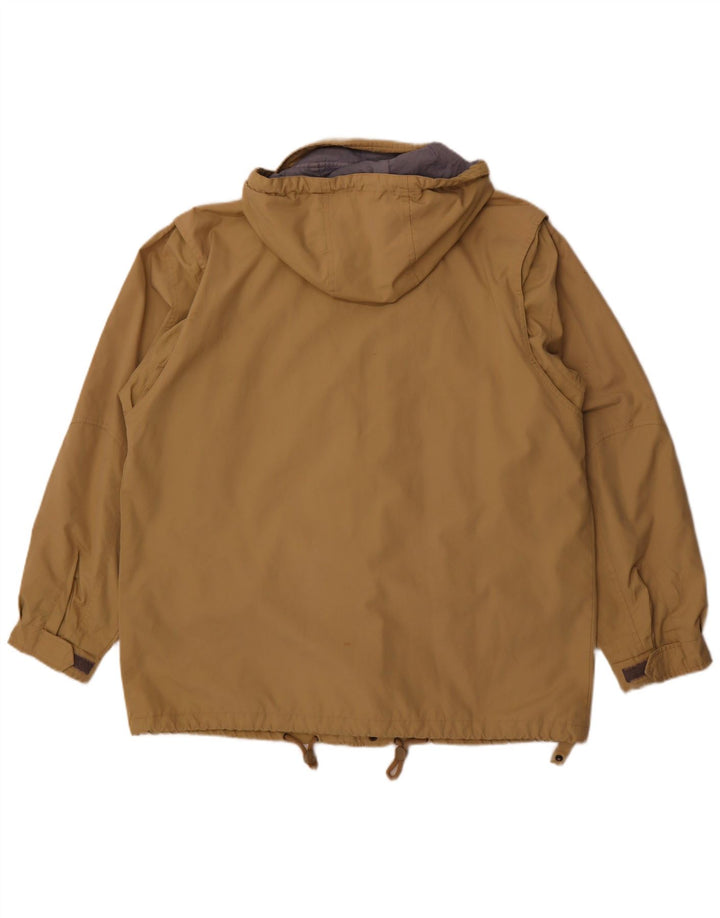 Giacca a vento con cappuccio Fila da uomo IT 52 XL Beige Poliestere