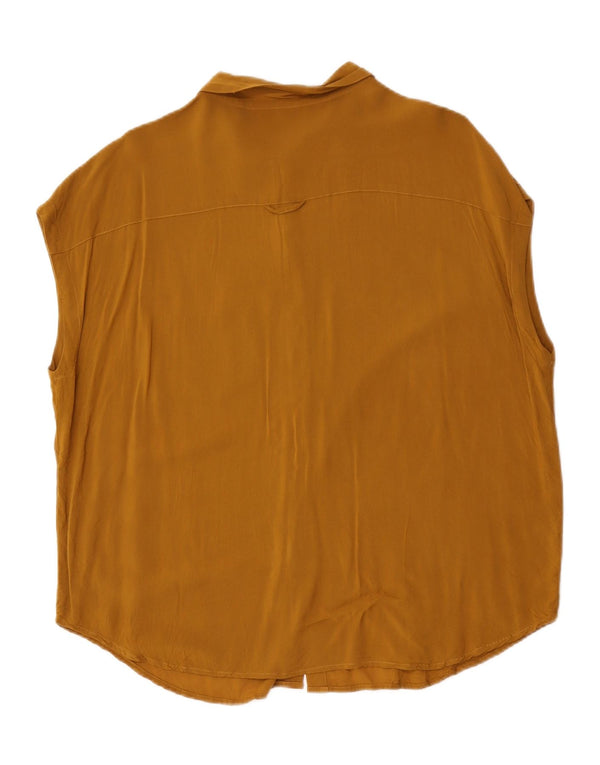 Camicetta senza maniche da donna Benetton UK 18 XL Cachi