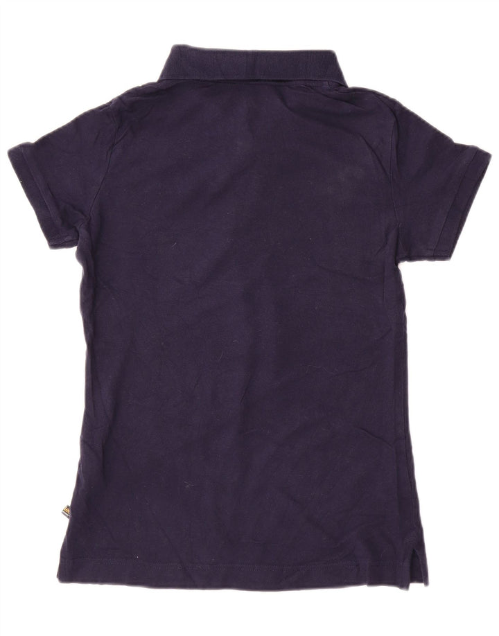 Polo da donna LEE UK 14 Large in cotone blu navy