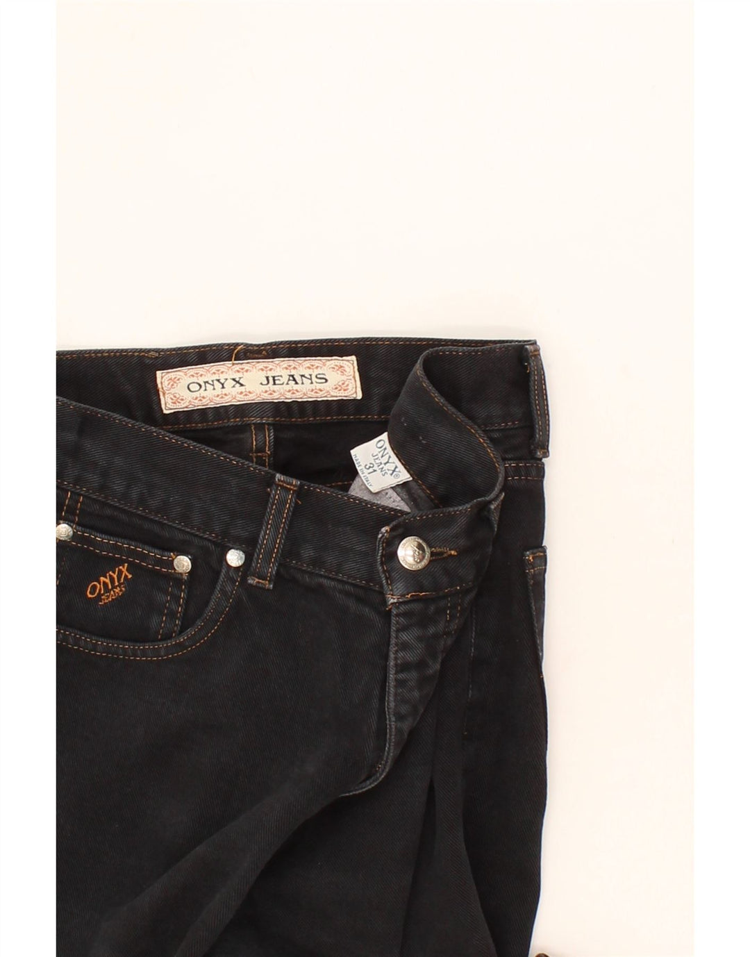 ONYX Womens Tapered Jeans W31 L31  Grey Cotton Vintage Onyx and Second-Hand Onyx from Messina Hembry 