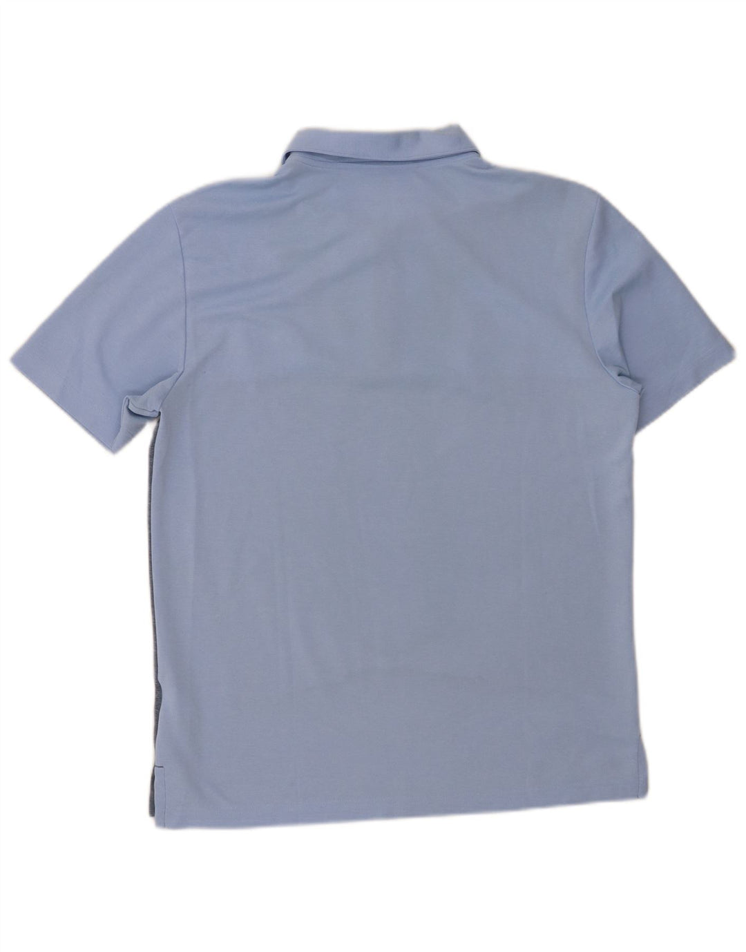 ADIDAS Mens Polo Shirt Medium Blue Colourblock Polyester