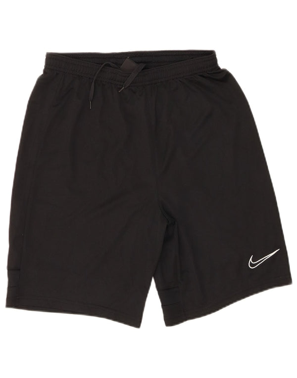 Pantaloncini sportivi Nike da ragazzo Dri Fit 13-14 anni XL poliestere nero