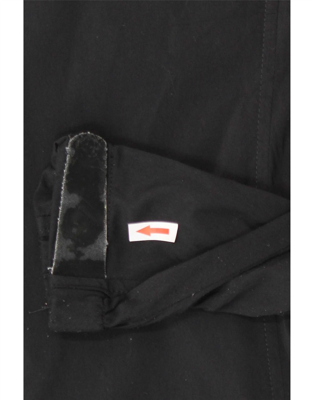 Blauer Giacca antipioggia da donna UK 14 Large Nero Poliammide