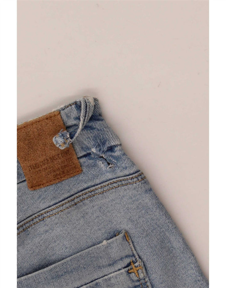 Jeans slim invecchiati da donna Zara EU 38 piccoli W28 L28 blu