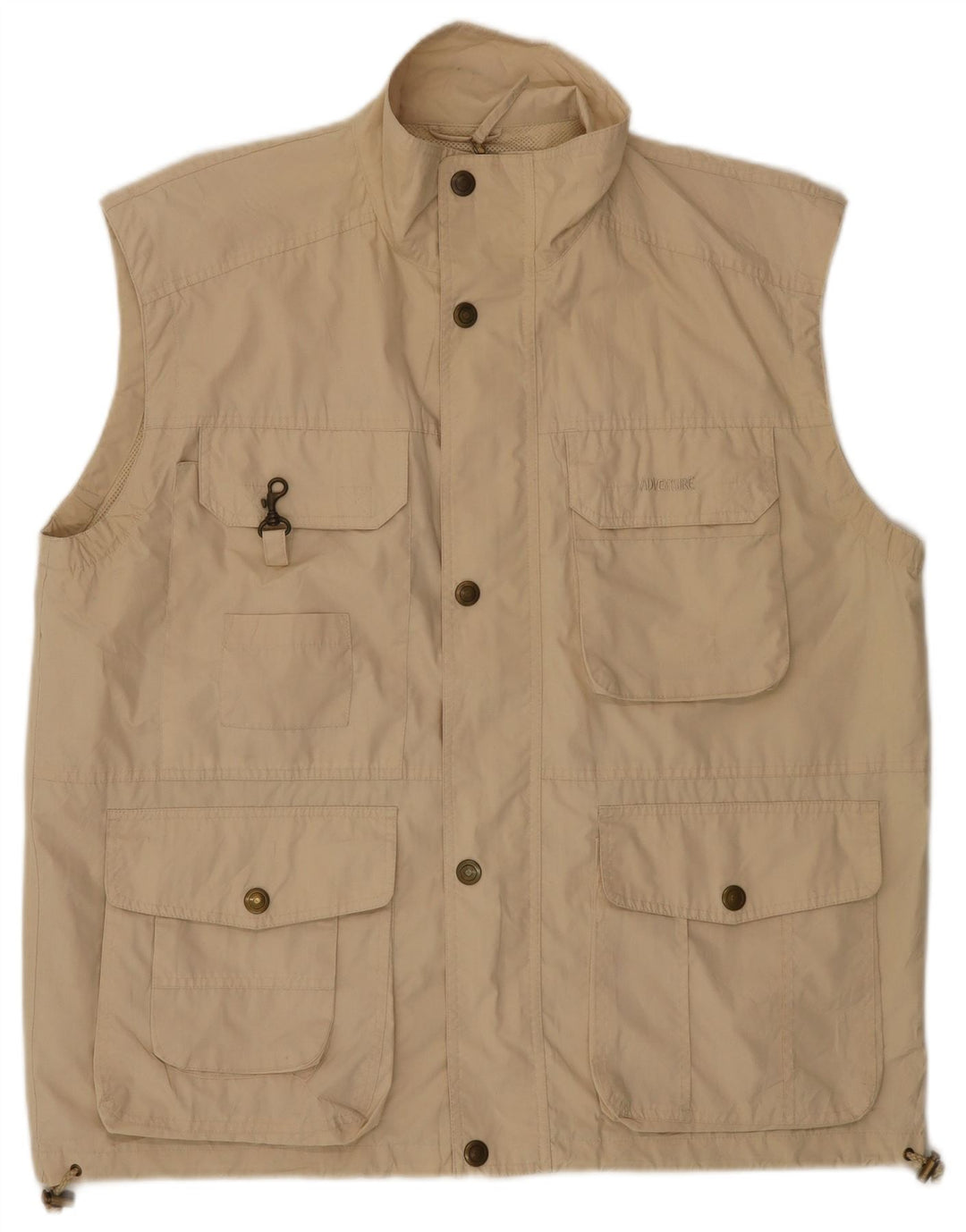 Gilet da uomo VINTAGE UK 40 Large Beige Poliestere