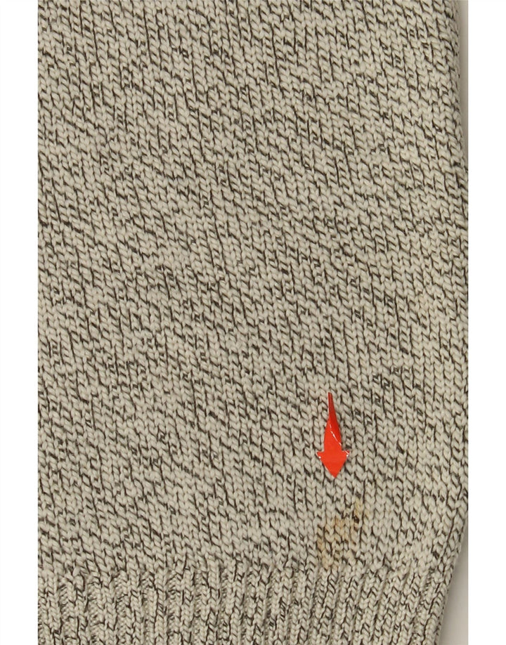 Maglione da uomo girocollo SUPERDRY, grande acrilico screziato beige