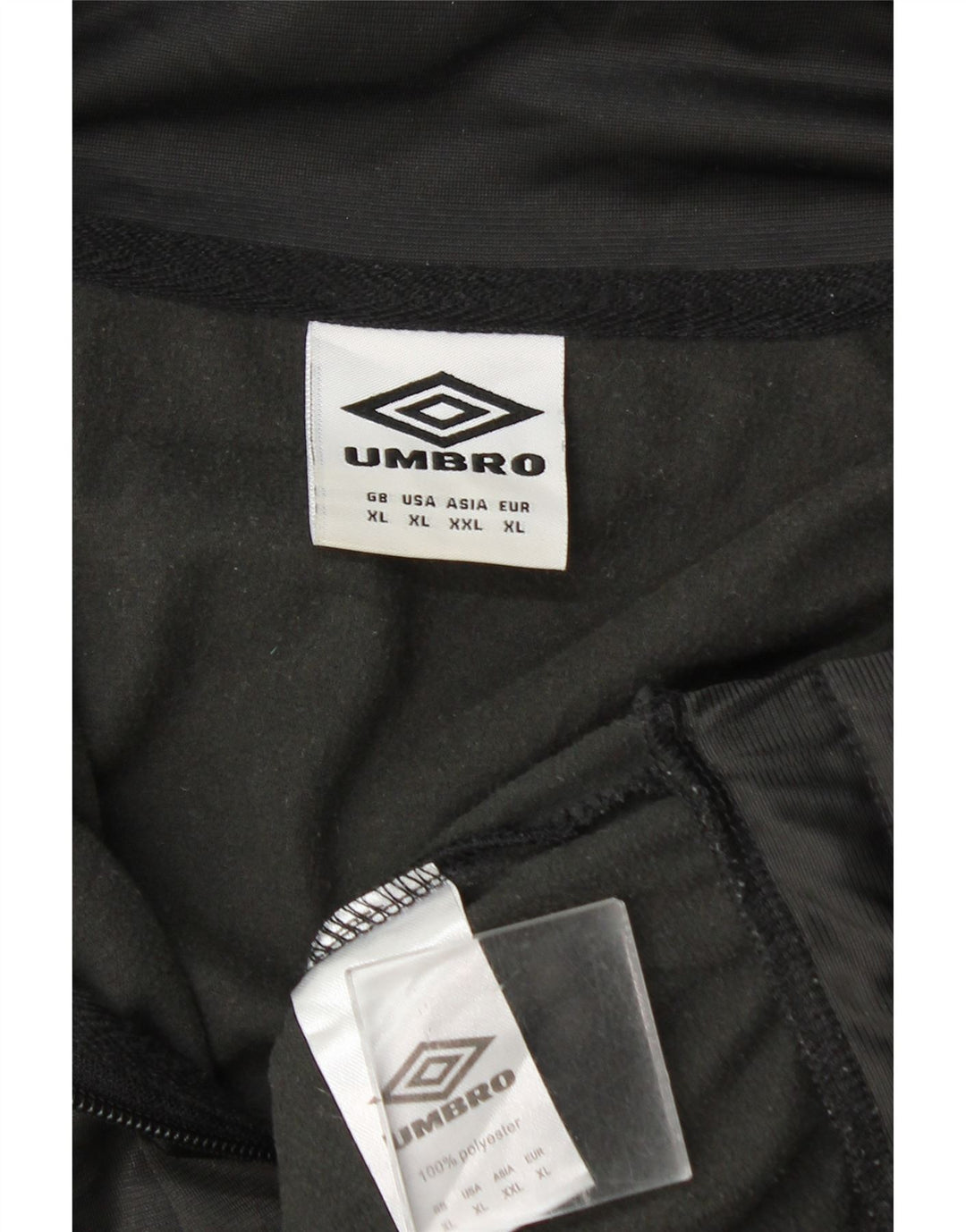 Giacca da ginnastica grafica da uomo Umbro XL XL in poliestere color block grigio