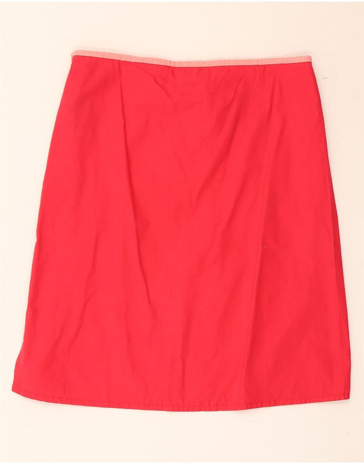Gonna a trapezio da donna Tommy Hilfiger media W34 cotone rosso