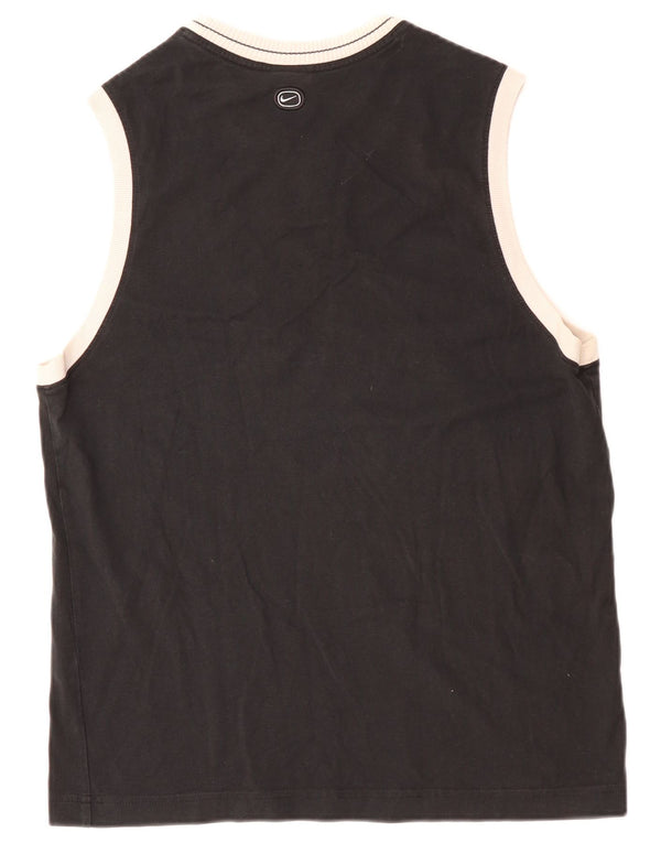 Canotta grafica da uomo NIKE UK 42/44 grande cotone nero