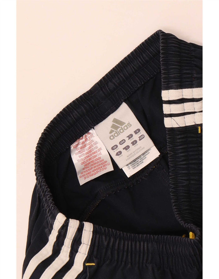 Pantaloncini cargo Adidas da ragazzo 9-10 anni W24 blu navy in cotone