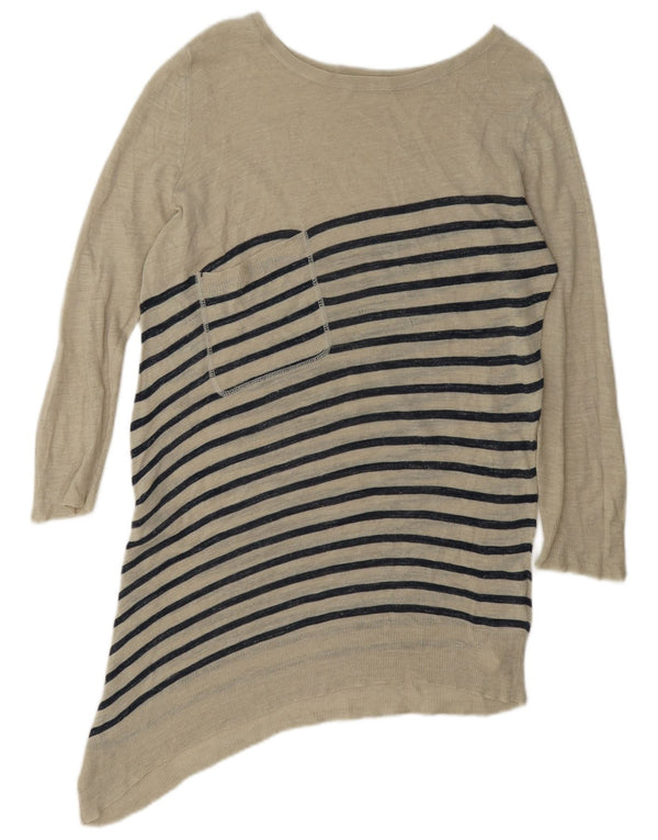 Maglione maglione asimmetrico con scollo a barca da donna Marks & Spencer UK 12 medio Bei