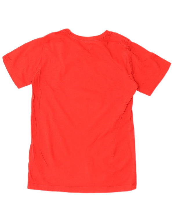 T-shirt grafica Nike da ragazzo, maglietta grande, 12-13 anni, rossa, in cotone