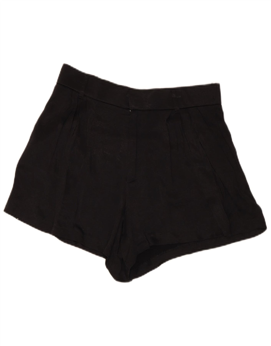 Pantaloncini casual con ancoraggio da donna Zara medi W28 neri