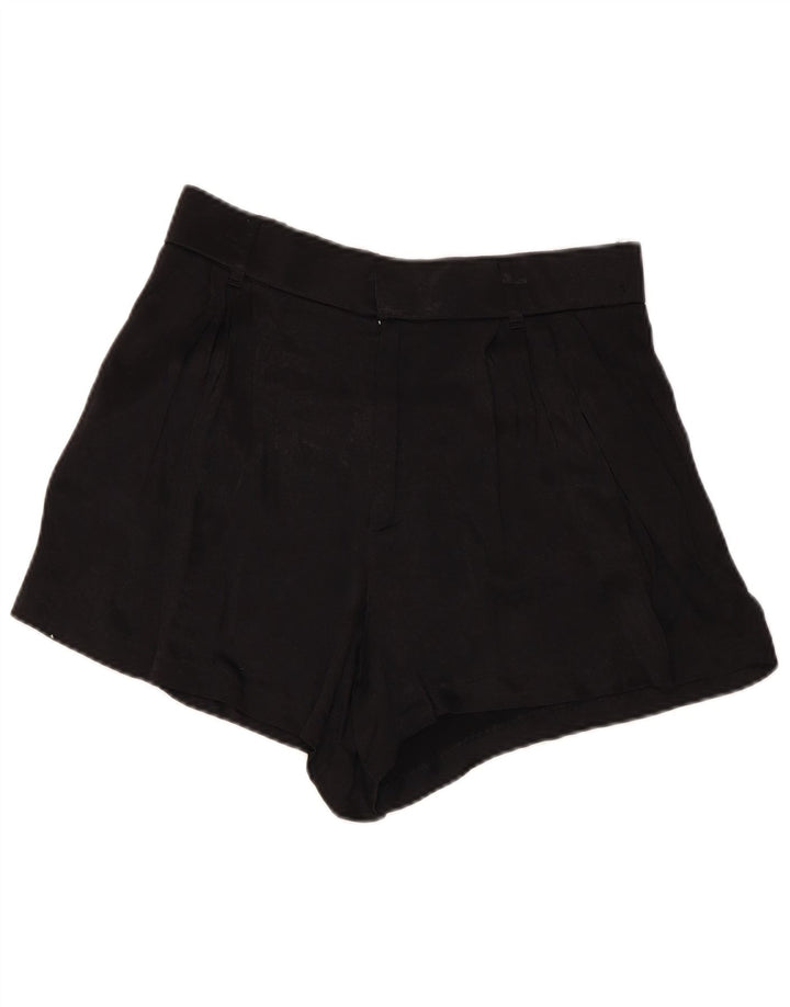 Pantaloncini casual con ancoraggio da donna Zara medi W28 neri