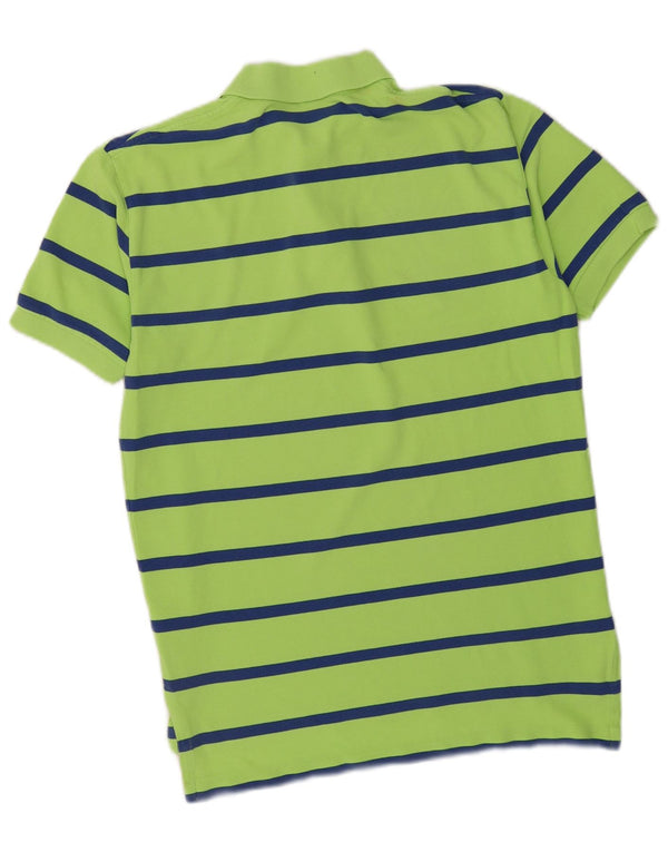 Polo Ralph Lauren Camicia da uomo piccola in cotone a righe verdi